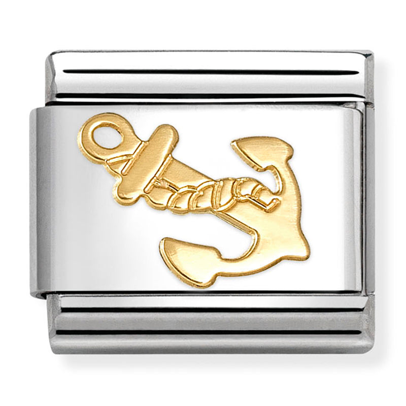 Symbols - Rope Anchor Gold Charm