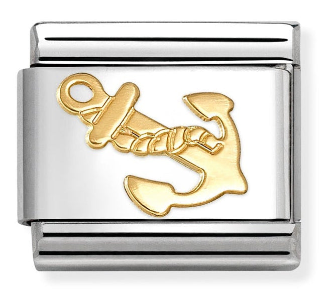 Symbols - Rope Anchor Gold Charm