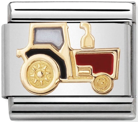 Transport - Tractor Gold Charm