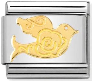 Animals - Versailles Dove Gold Charm