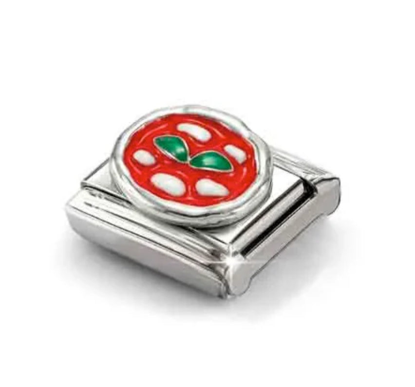 Food - Pizza Silver Charm