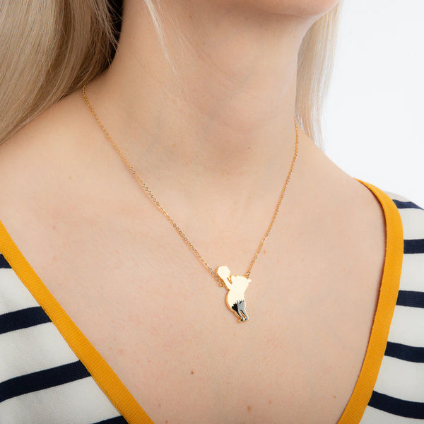 Winnie the Pooh Hunny Drip Necklace & Earrings - 2 colours