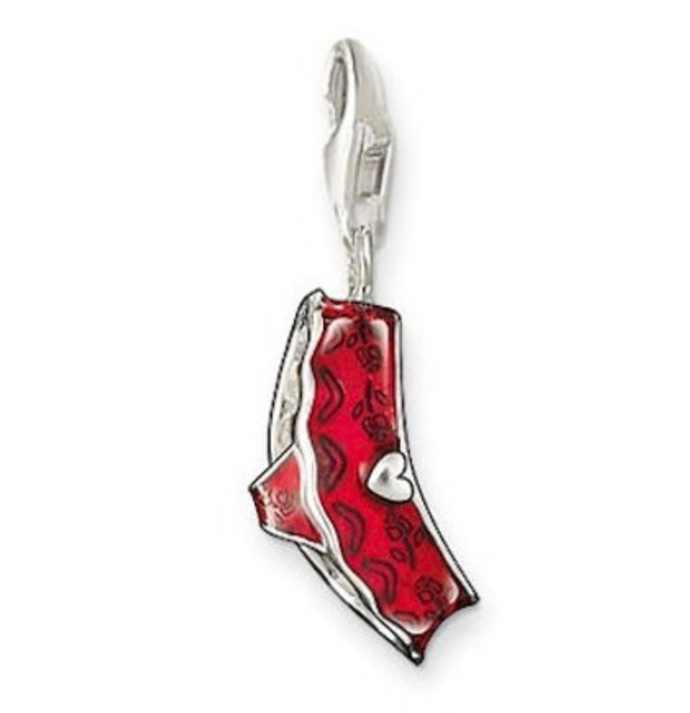 Red Pants Silver Charm