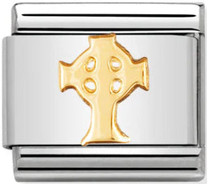 Religion - Celtic Cross Gold Charm