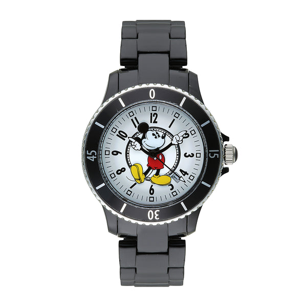 Disney Mickey Mouse Black/White Sports Watch