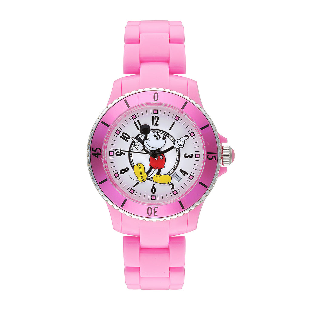 Disney Mickey Mouse Pink Pink Sports Watch Forever Jewellery Online