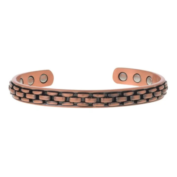 Equilibrium - Brick Pattern Magnetic Cooper Bangle