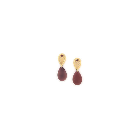 ROMY Shell Drop Post Dangle Earrings
