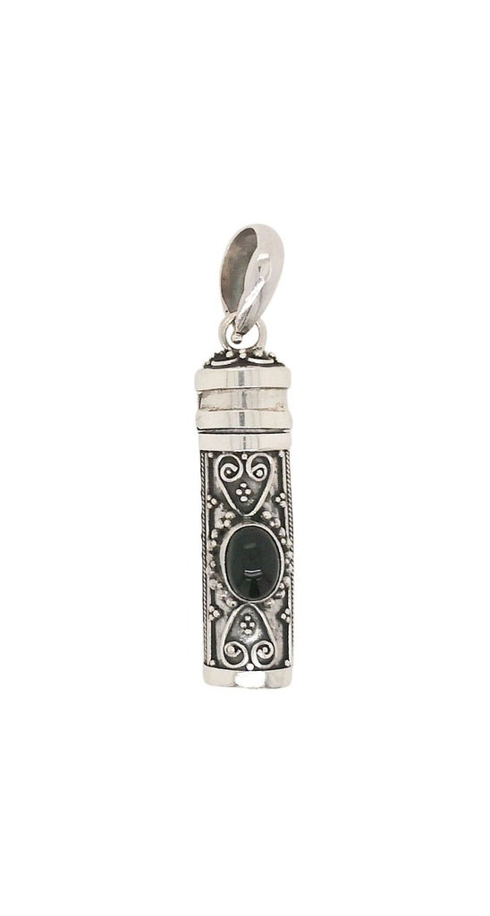 Silver & Birthstone Keepsake Pendant - 5 variants