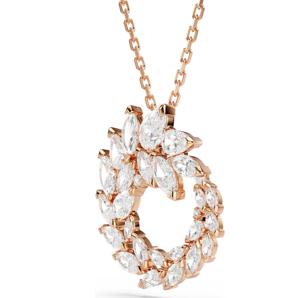 Mesmera: White Marquise Cut Crystal Pendant - 2 Colours