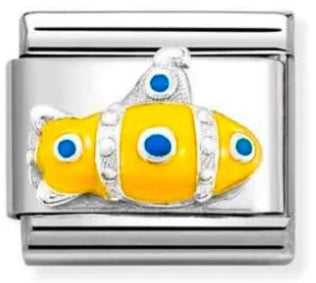 Yellow Submarine Silver Charm