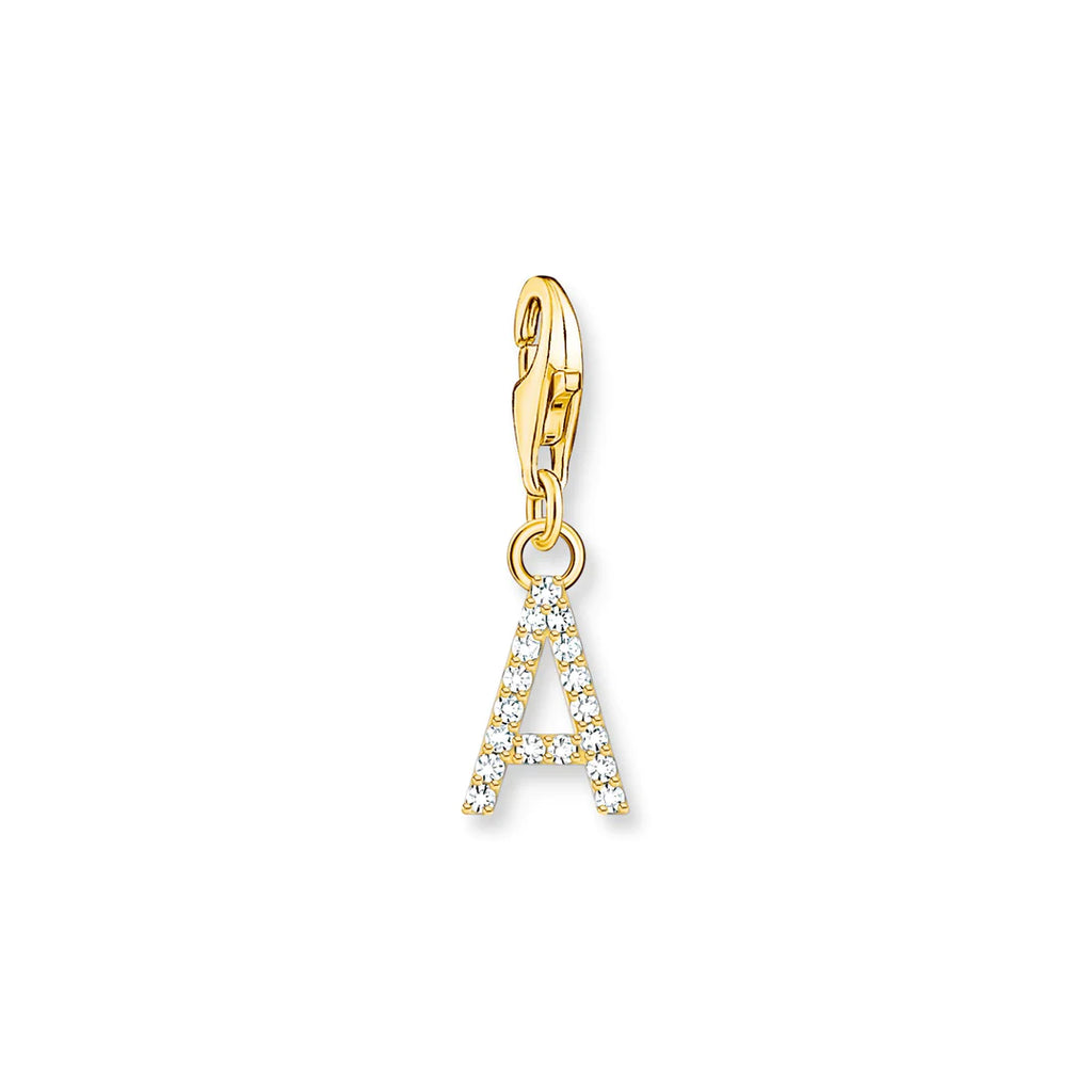 Charmista Gold CZ Letters - 26 letters