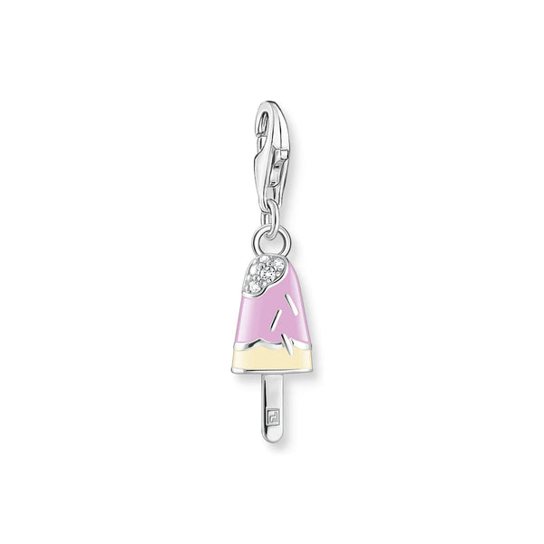 Charmista - Ice Cream/Popsicle with CZ Silver Charm