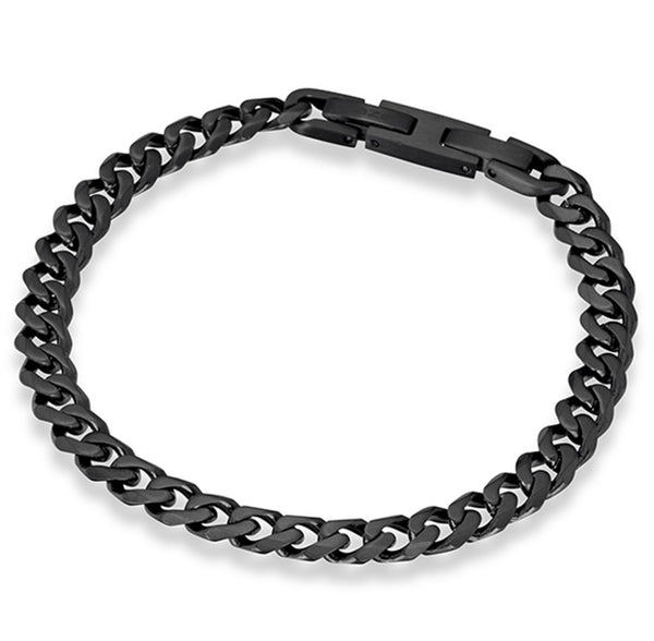 Men Bracelet - Blaze Stainless Steel Cuban Link Bracelet - 4 colours