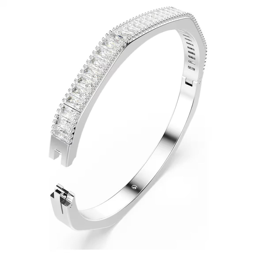 Matrix Baguette Silver Bangle