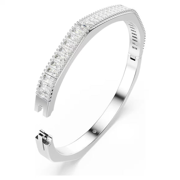 Matrix Baguette Silver Bangle