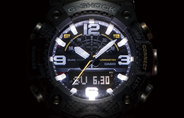 G-Shock Mudmaster Black/Green Resin Band Watch