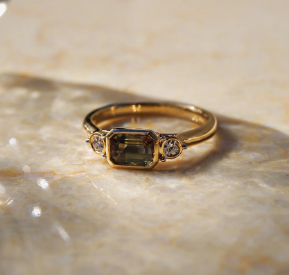 Isabella Watermelon Tourmaline Ring
