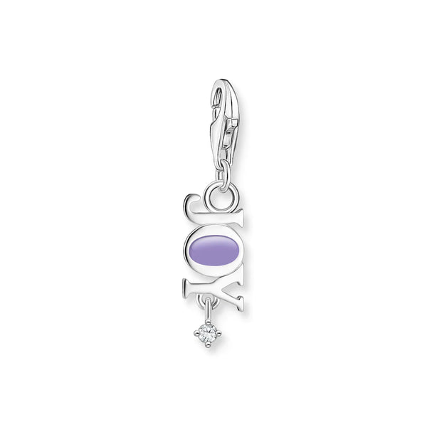 Charmista - Purple Joy with CZ - 2 colours