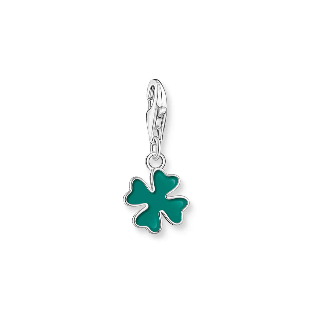 Charmista Green Enamel Clover Charm