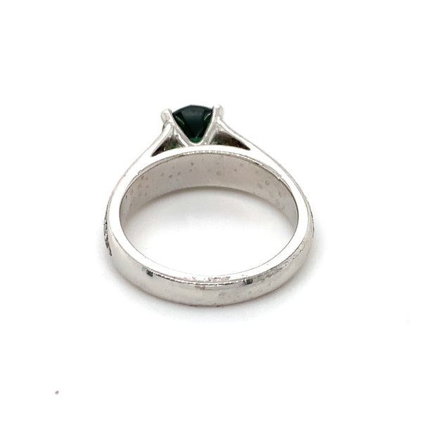 Party Sapphire Platinum Ring