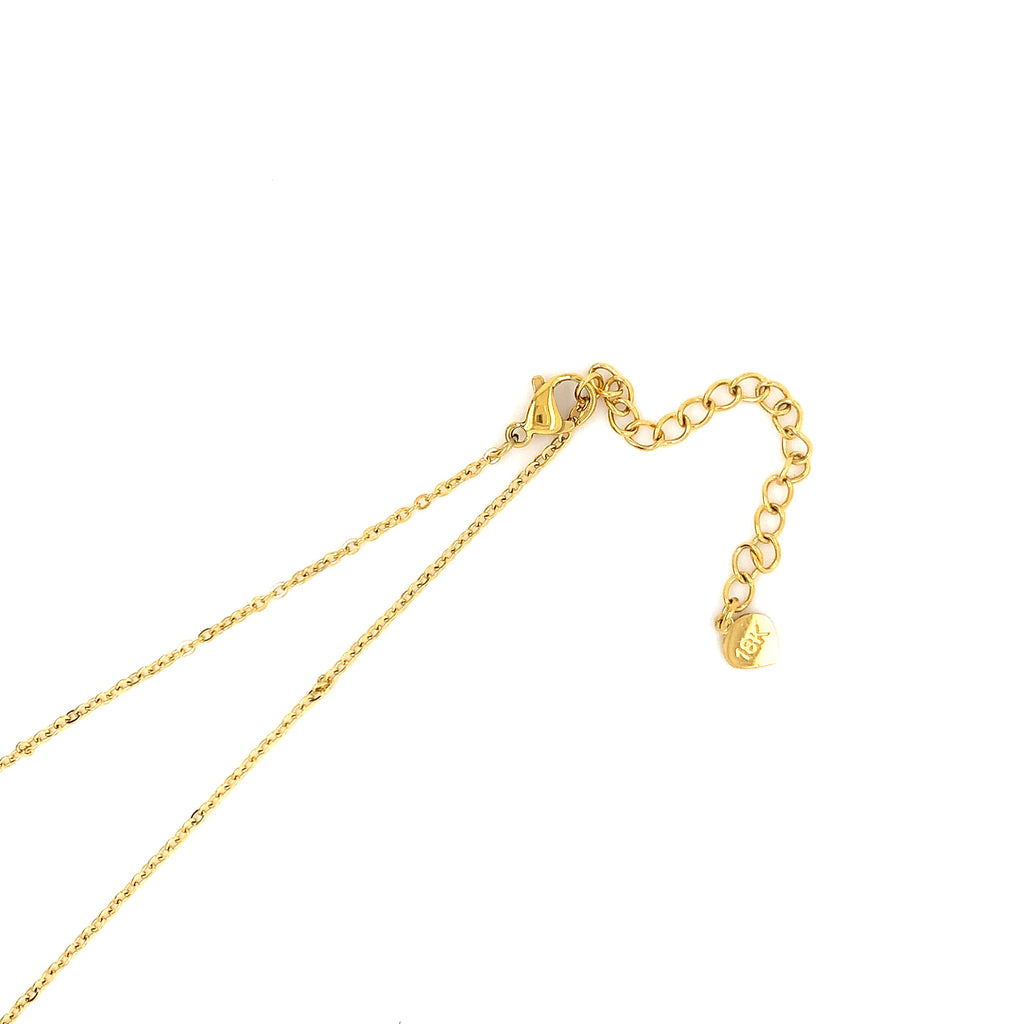 Clover Necklace - Solid Red