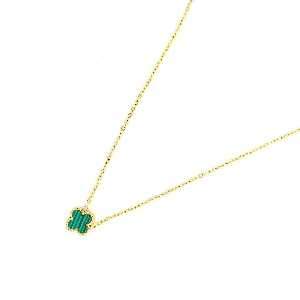 Clover Necklace - Green - 2 colours available
