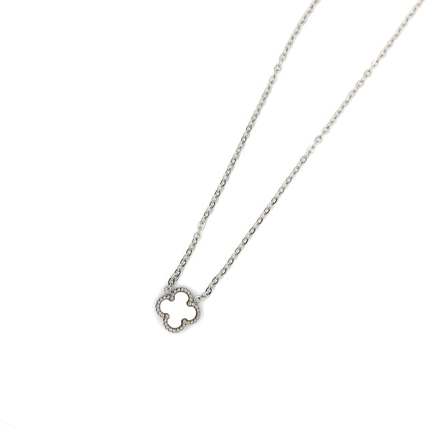Clover Necklace - White MOP Shell - 2 colours