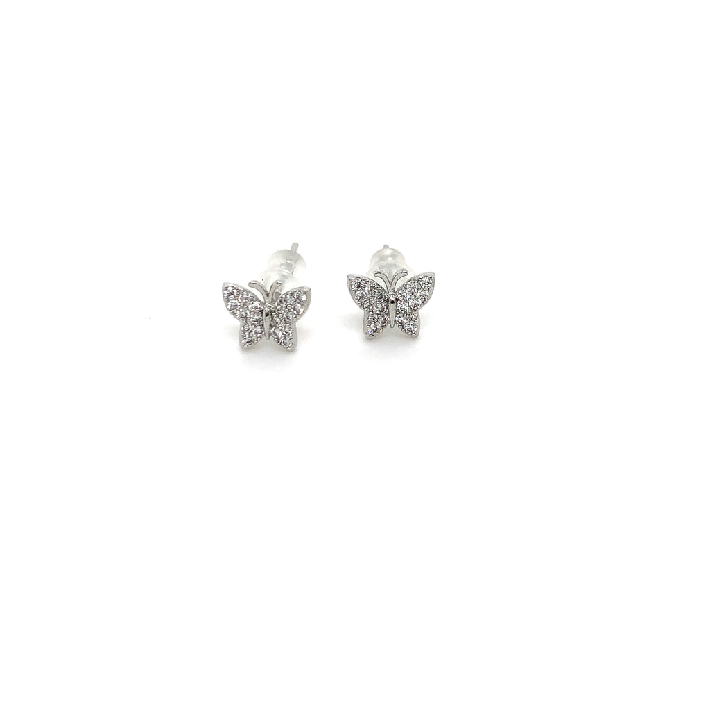 Butterfly Silver Earrings