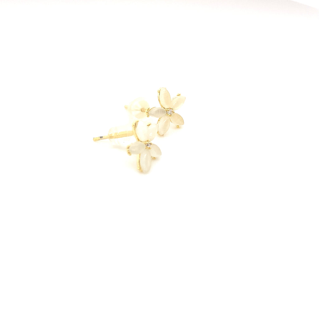 Flower Gold  Earrings