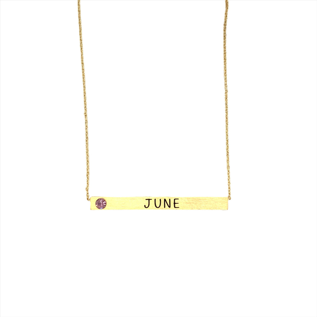 Ginger Moon June Bar Necklace