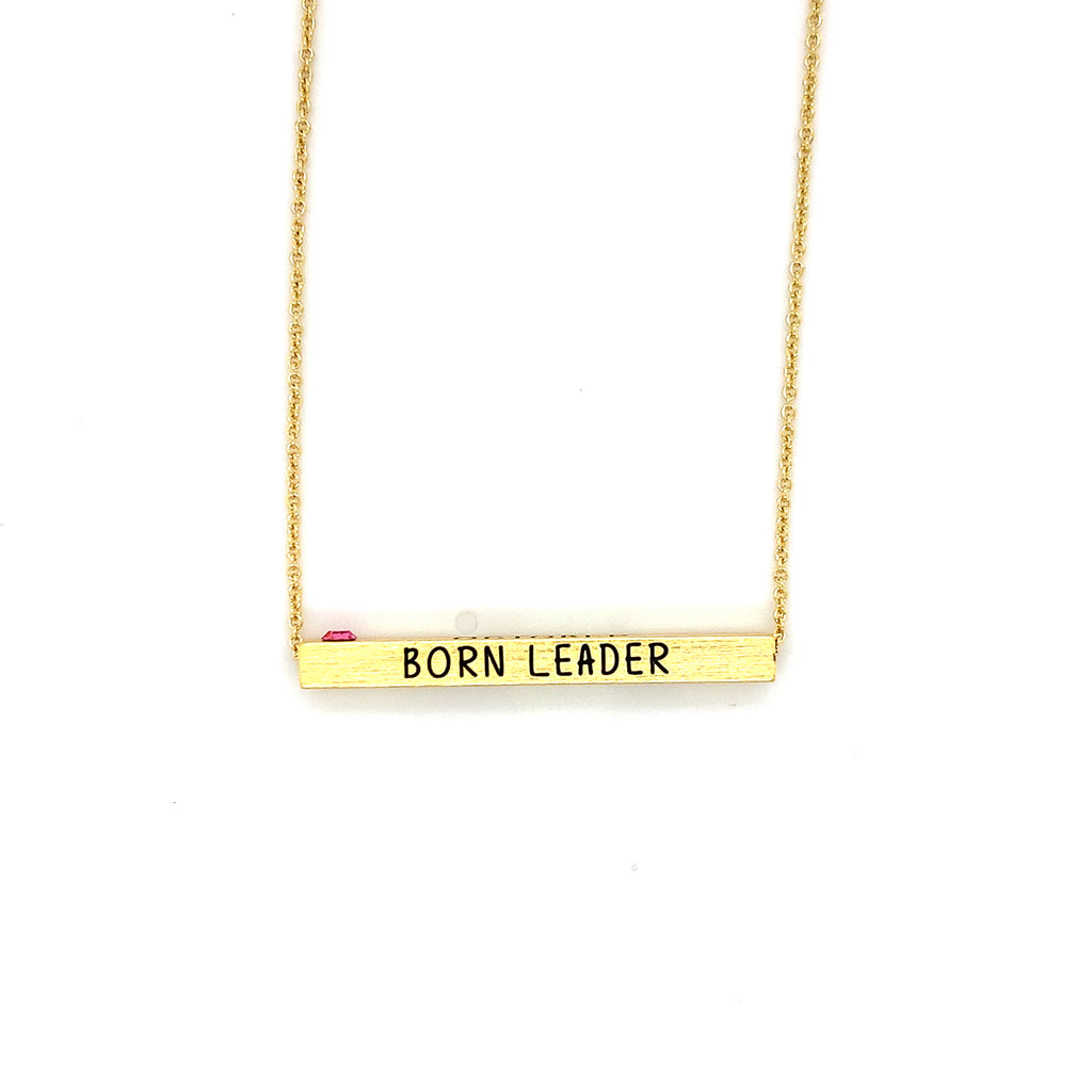 Ginger Moon October Bar Necklace