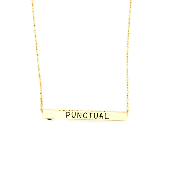 Ginger Moon December Bar Necklace