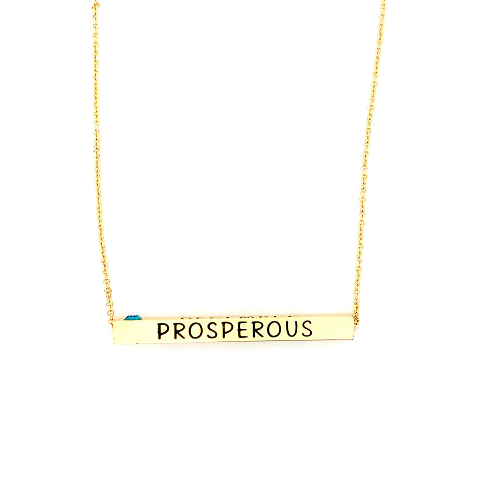 Ginger Moon December Bar Necklace
