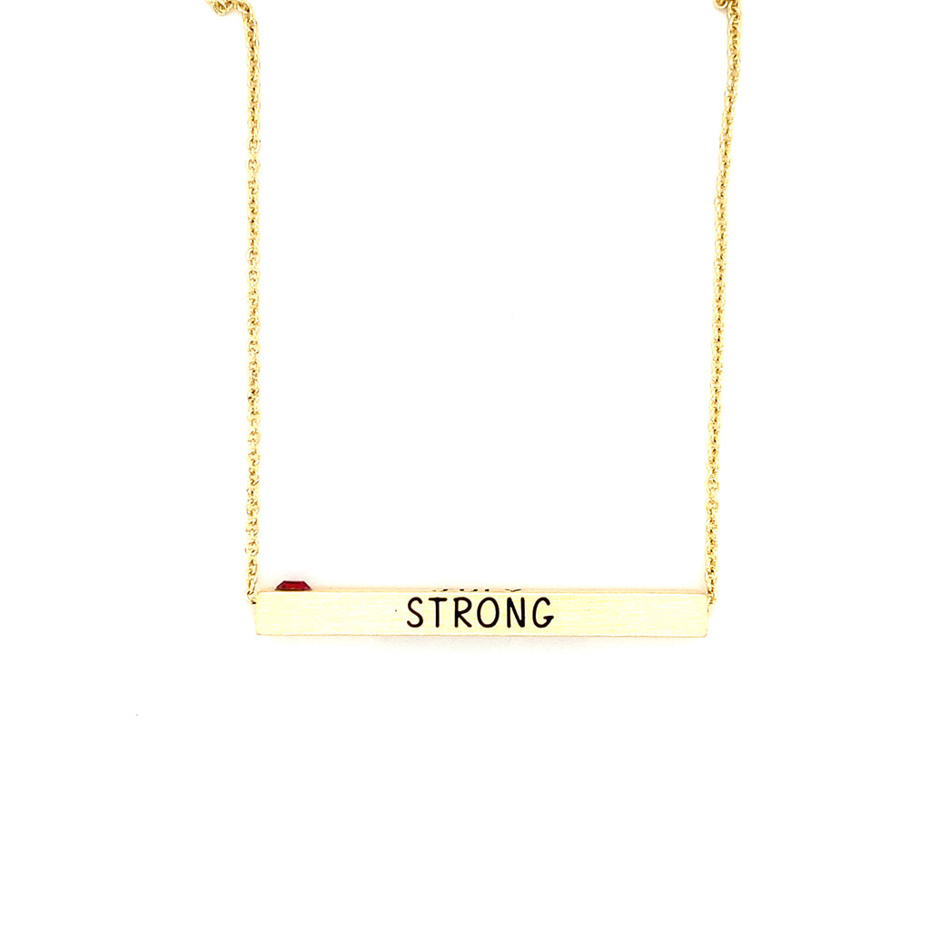 Ginger Moon July Bar Necklace