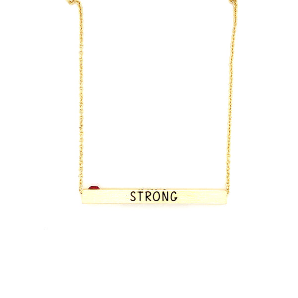 Ginger Moon July Bar Necklace