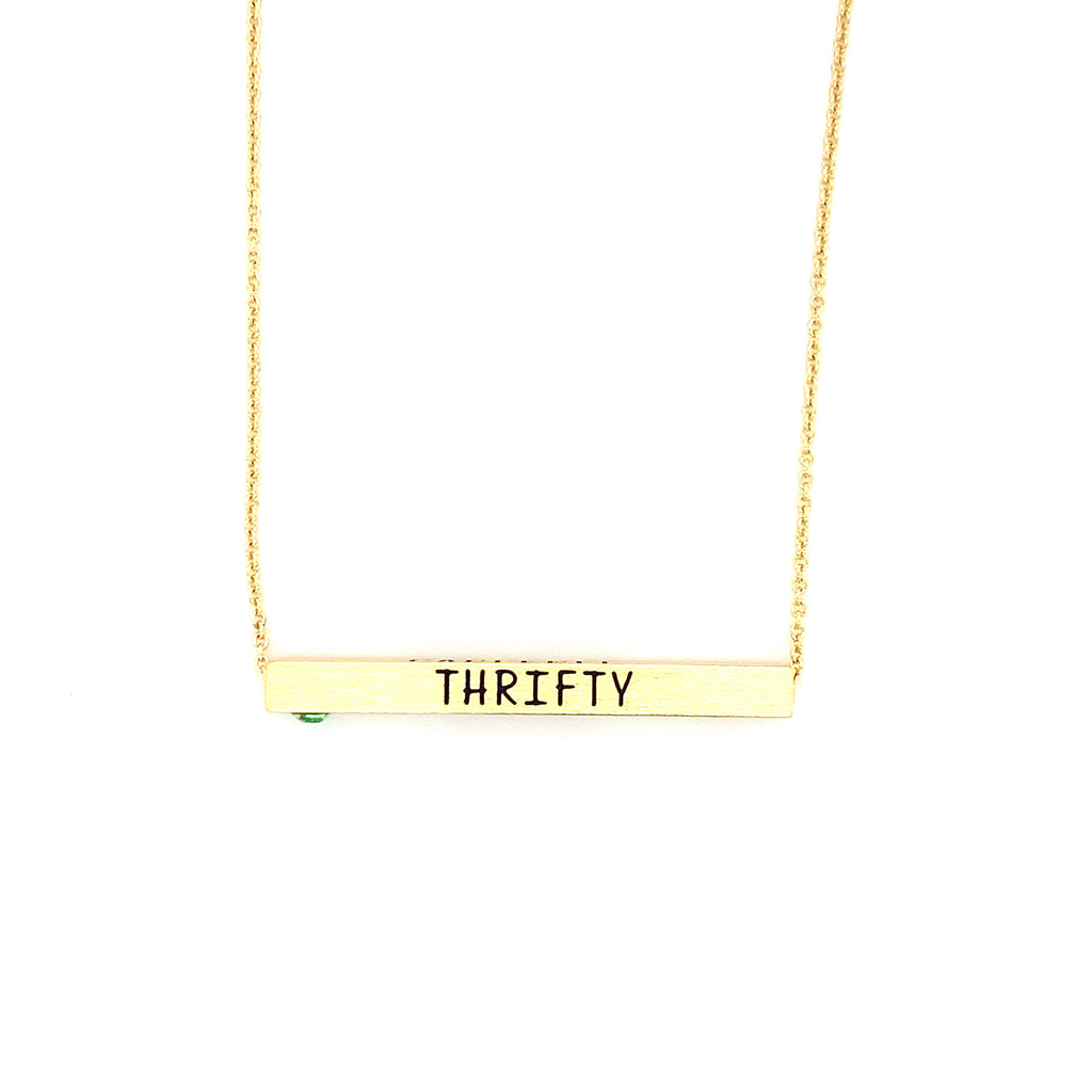 Ginger Moon August Bar Necklace