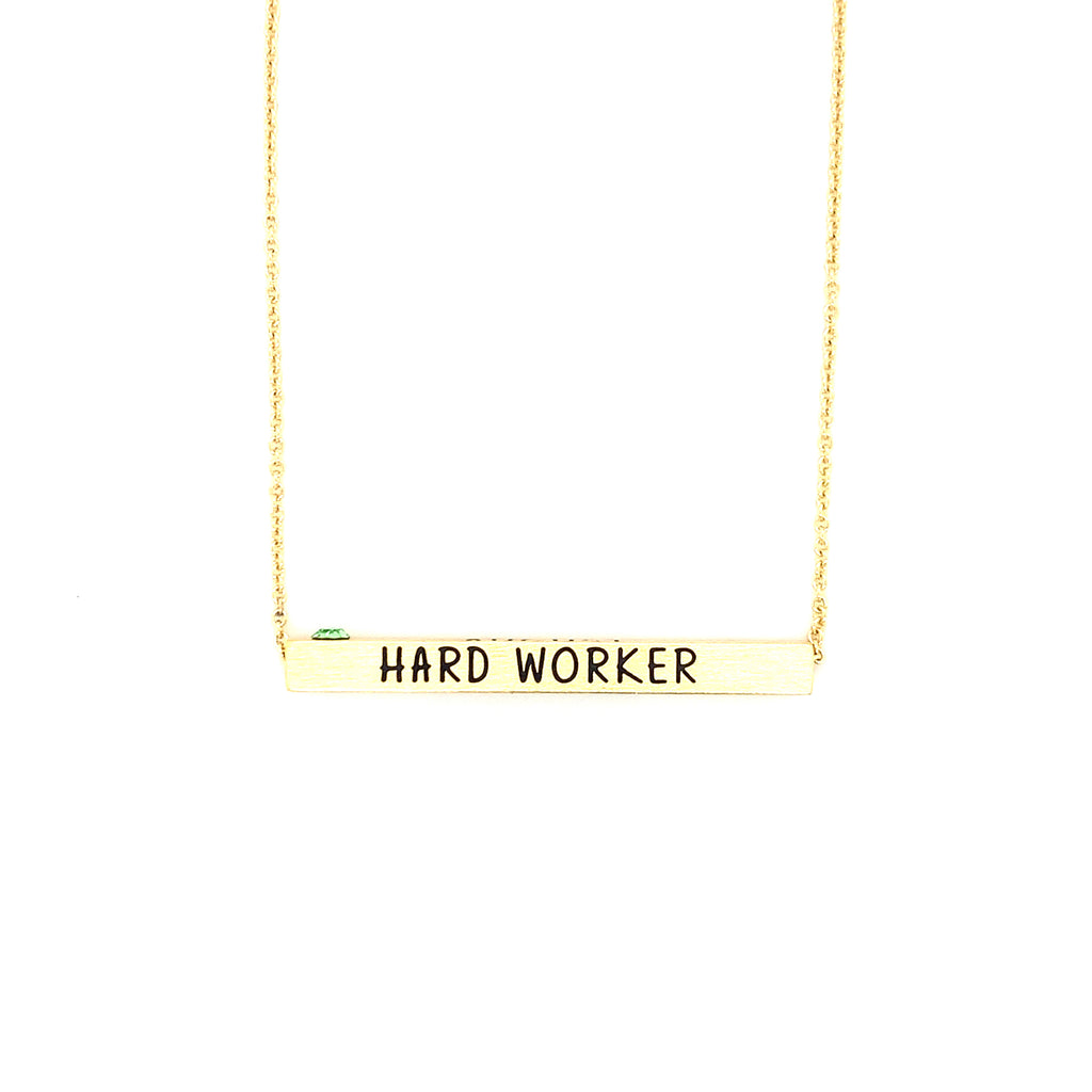 Ginger Moon August Bar Necklace
