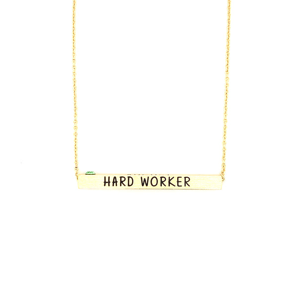 Ginger Moon August Bar Necklace