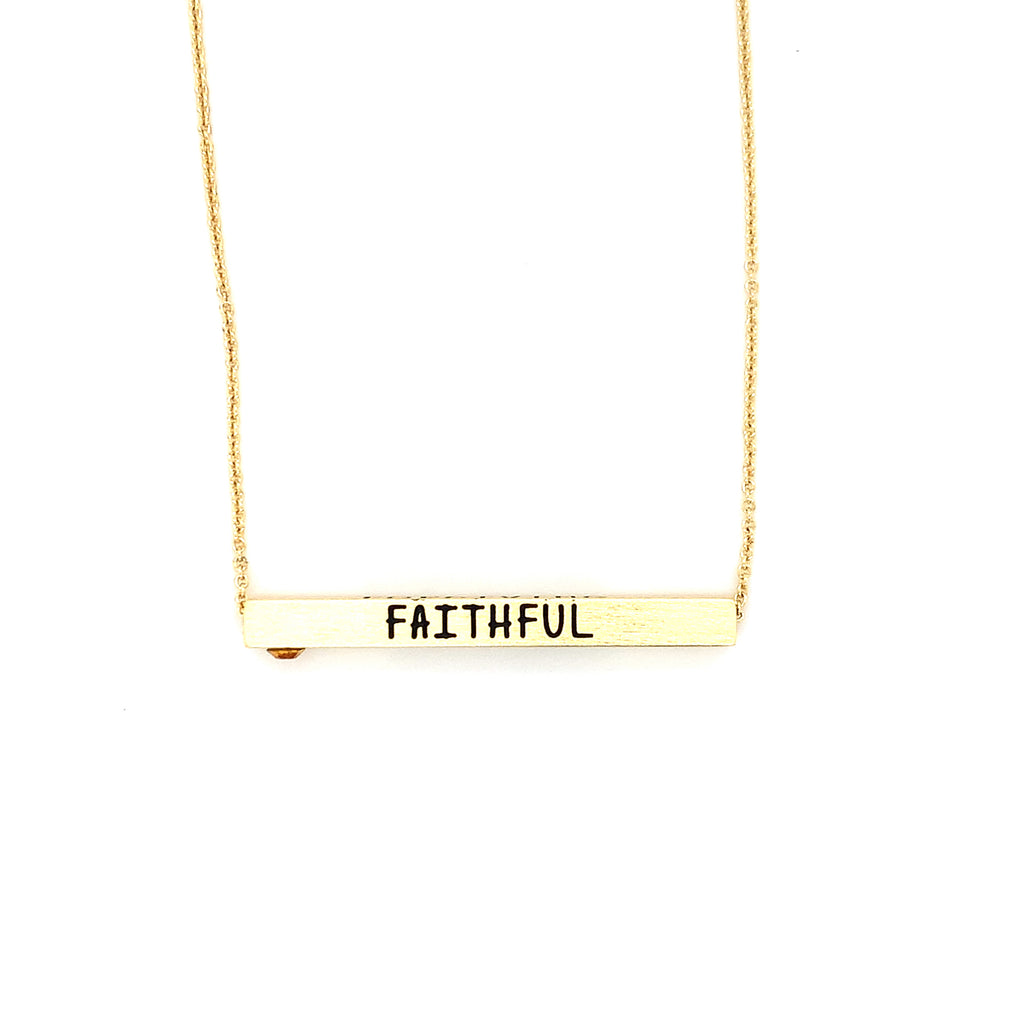 Ginger Moon November Bar Necklace