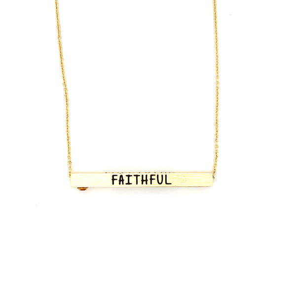 Ginger Moon November Bar Necklace