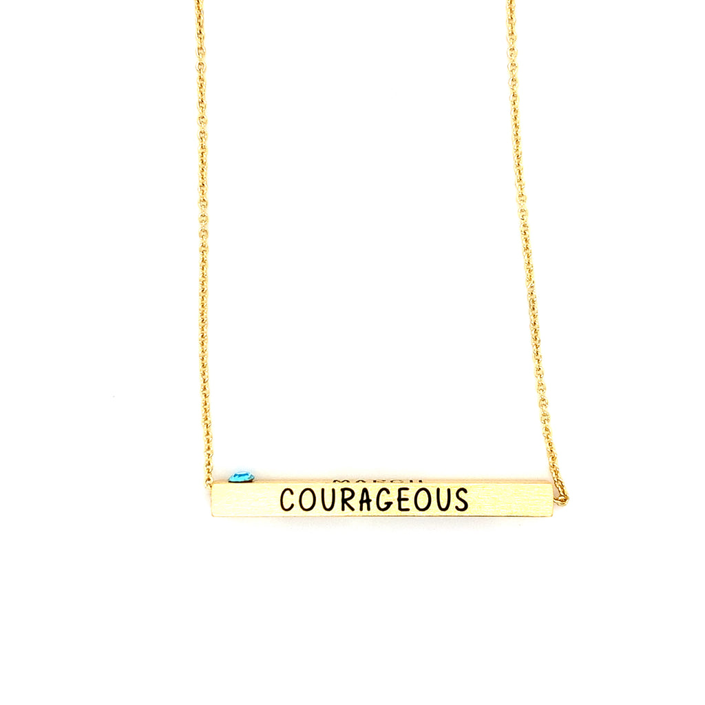 Ginger Moon March Bar Necklace