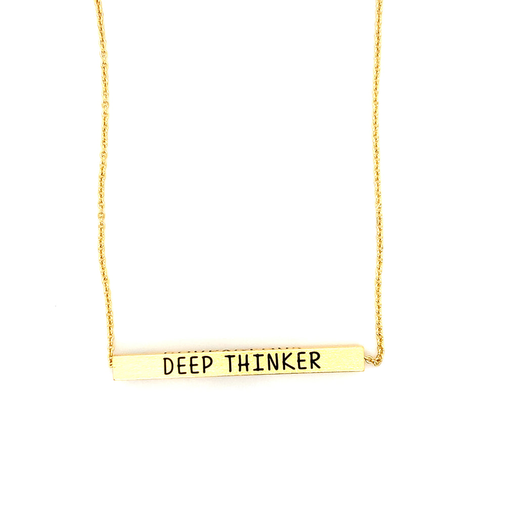 Ginger Moon March Bar Necklace