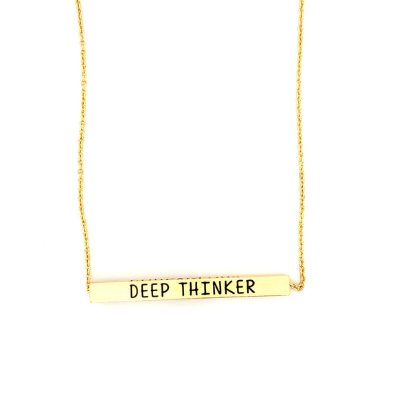 Ginger Moon March Bar Necklace