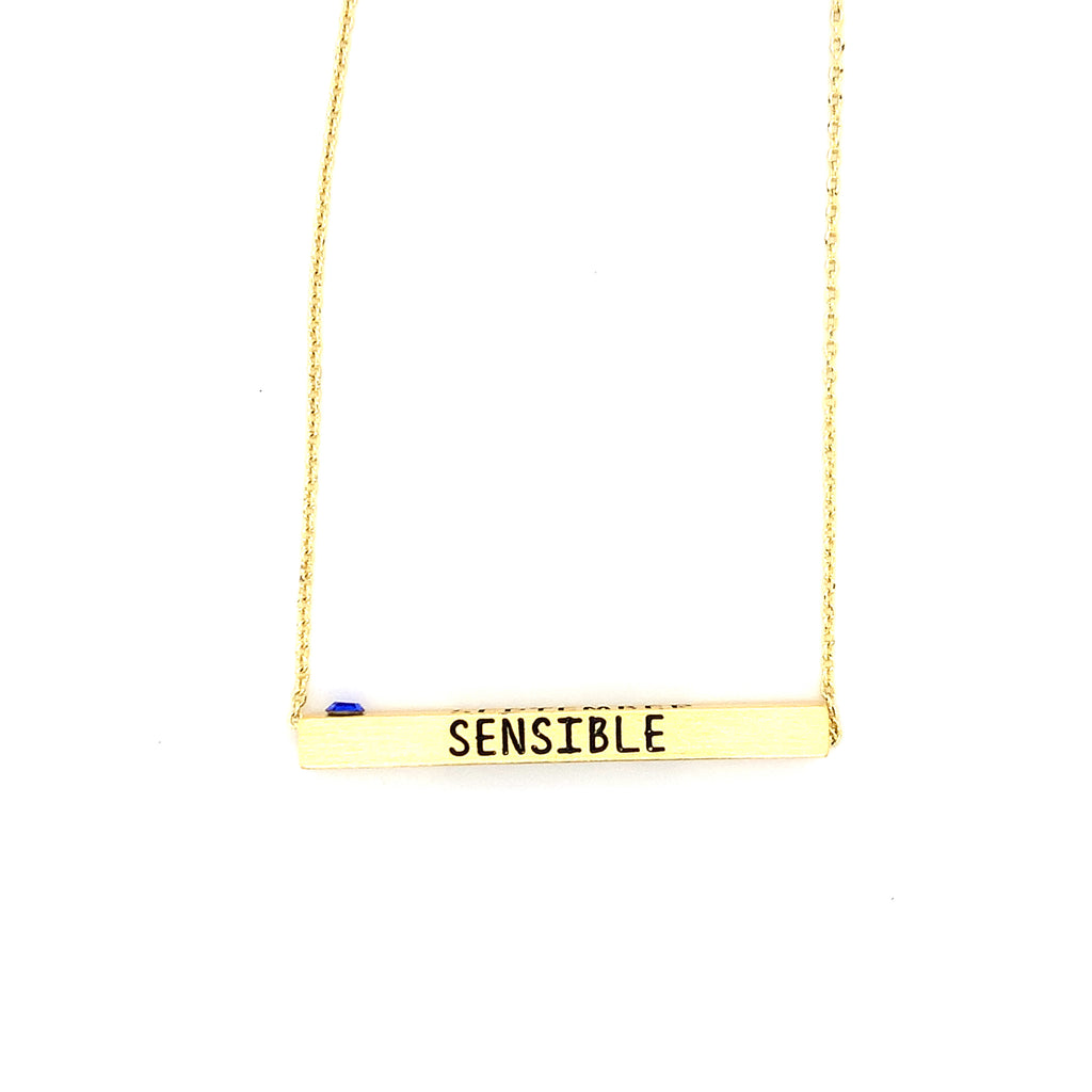 Ginger Moon September Bar Necklace