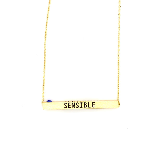 Ginger Moon September Bar Necklace