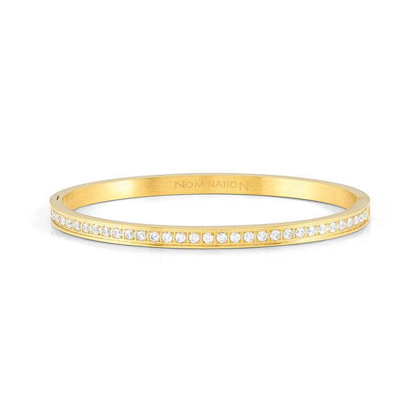 Pretty Bangles:  White CZ