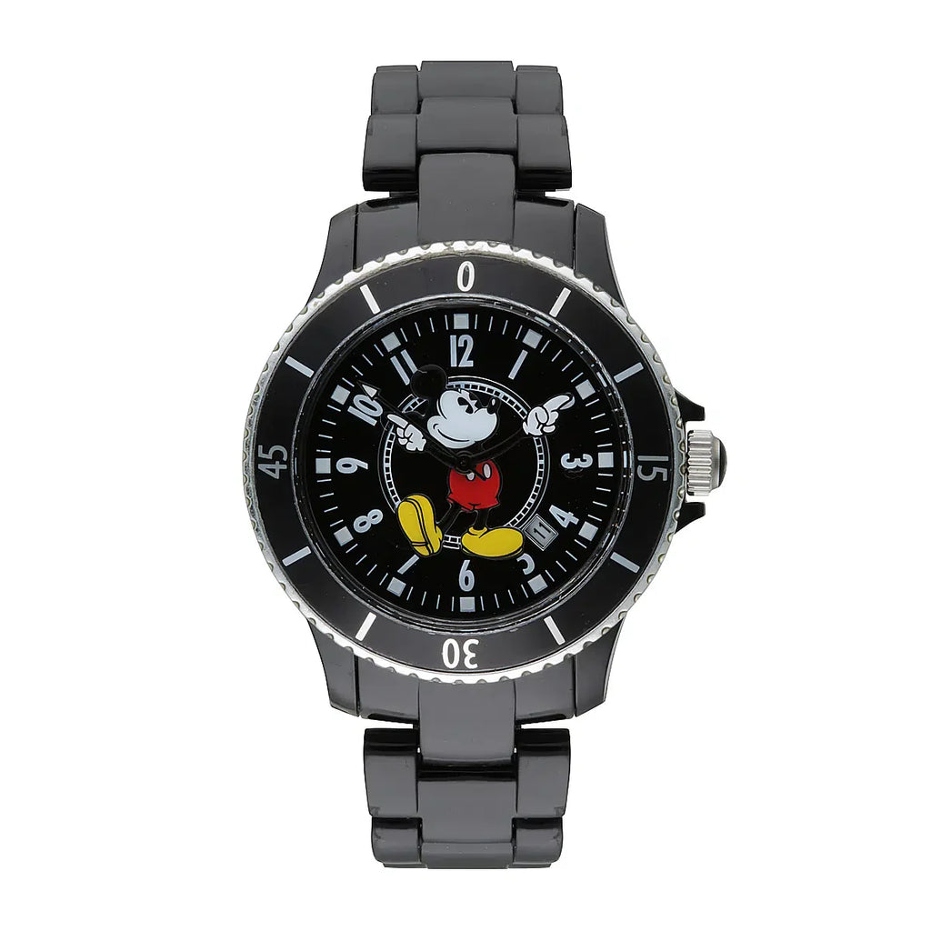 Disney Mickey Mouse Black/White Sports Watch