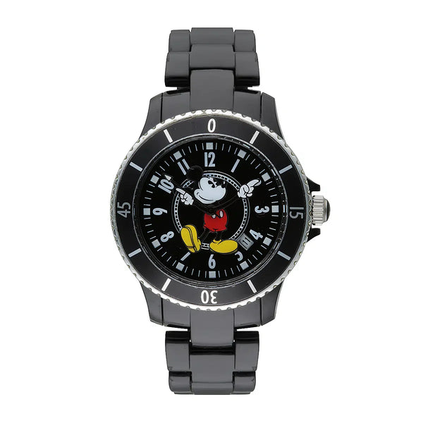 Mickey Mouse Black/White Sports Watch