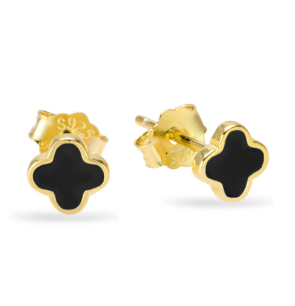 Mini Flower Stud Earrings - 2 Colours